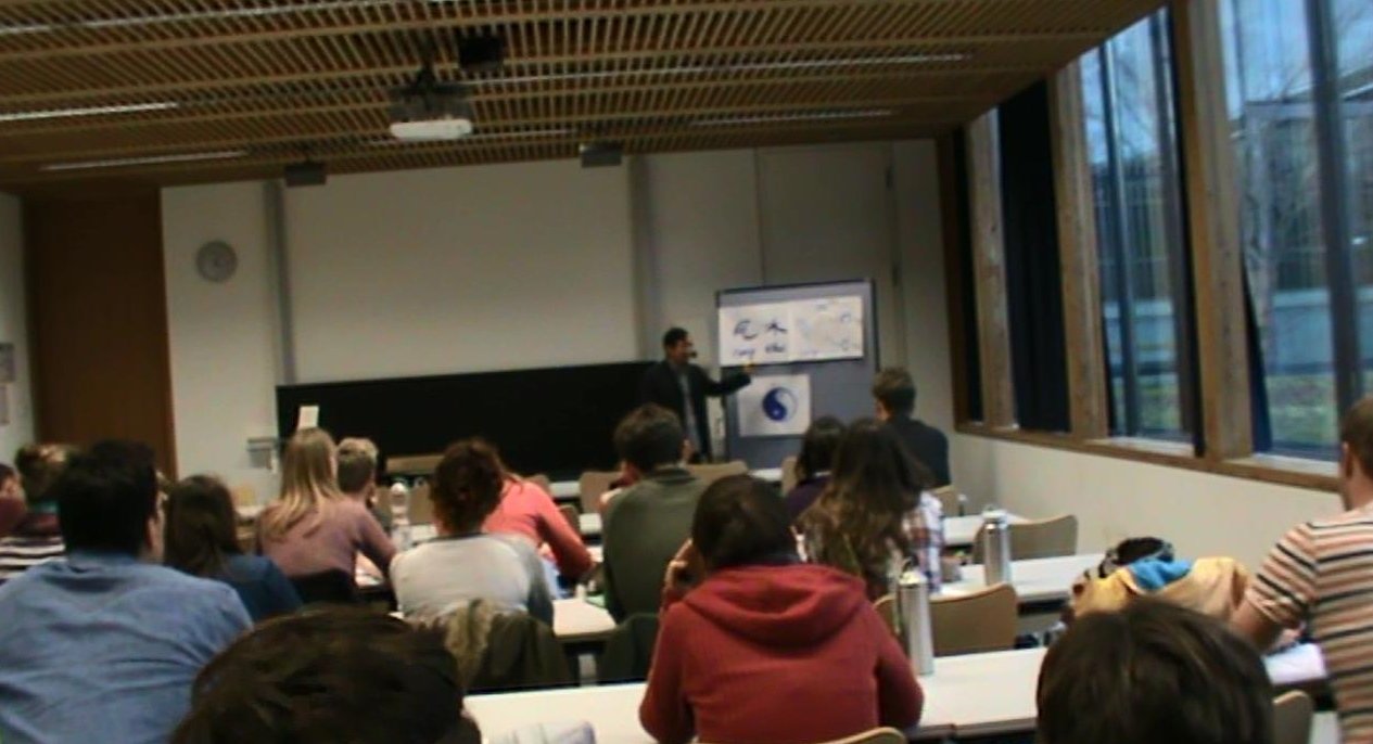 为德国大学景观学院毕业班学生作风水讲座