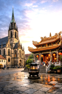 Read more about the article 德国教堂风水是什么意思？为什么和中国寺庙完全不同