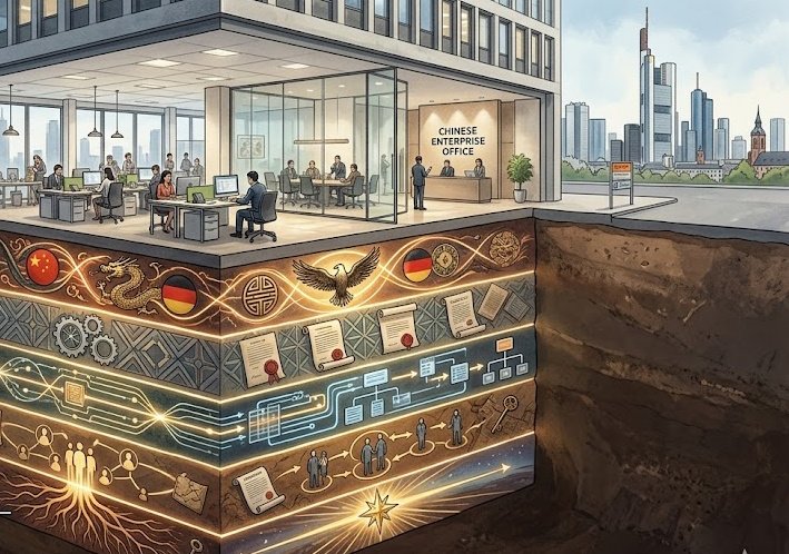 中企在德国设办公室风水 — 五层隐性结构