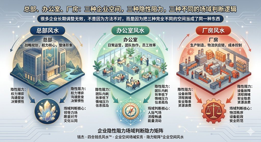 总部办公室厂房三种企业空间的场域判断与隐性阻力